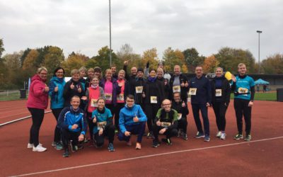 04.11.2018 24 Laufanfänger bestehen beim DJK Gütersloh Halbmarathon über 5km ihre Reifeprüfung