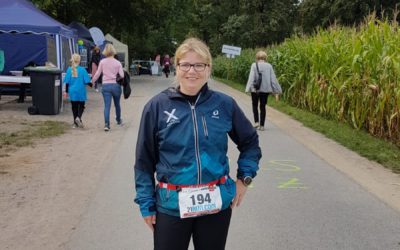 06.09.2019 Esther Lücke beim 24-Stunden-Lauf in Reken.
