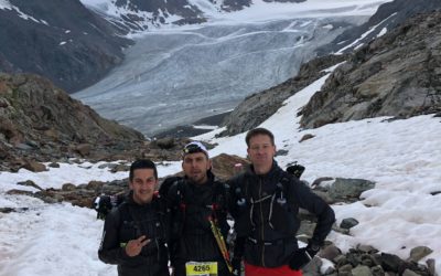 02.08.2019 Patrick Wiesner beim P45 Glacier Trailrunning Event in Mandarfen
