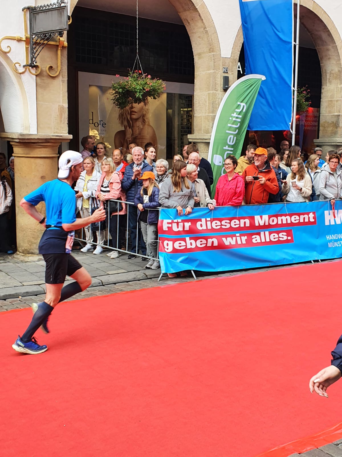 Münster Marathon Zieleinlauf, Bild: Benjamin Heese