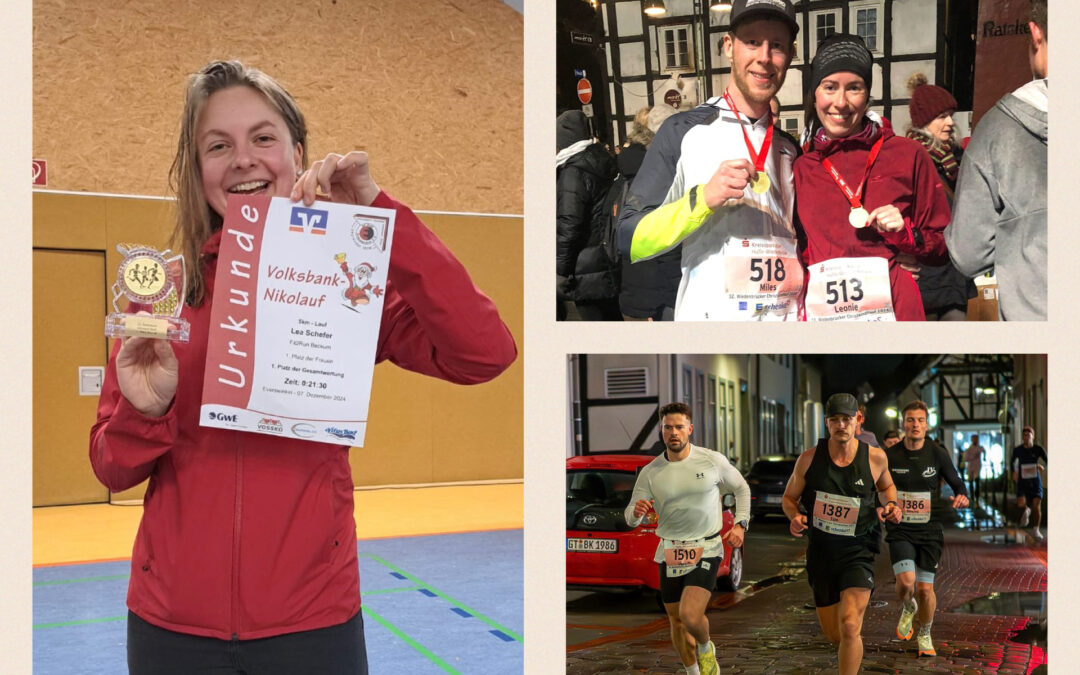 11.12.2024 | Fit2Runner beim Nikolauf in Everswinkel und dem Wiedenbrücker Christkindllauf
