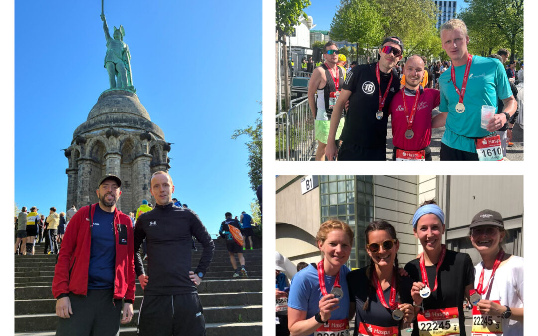 29.04.2025 | Fit2Run-Beckum beim Haspa Hamburg Marathon und dem Hermannslauf 2025